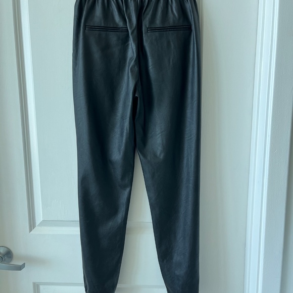 Faux Leather Jogger Pants by Pull&Bear - Picture 6 of 7